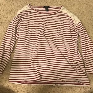 Red striped shirt